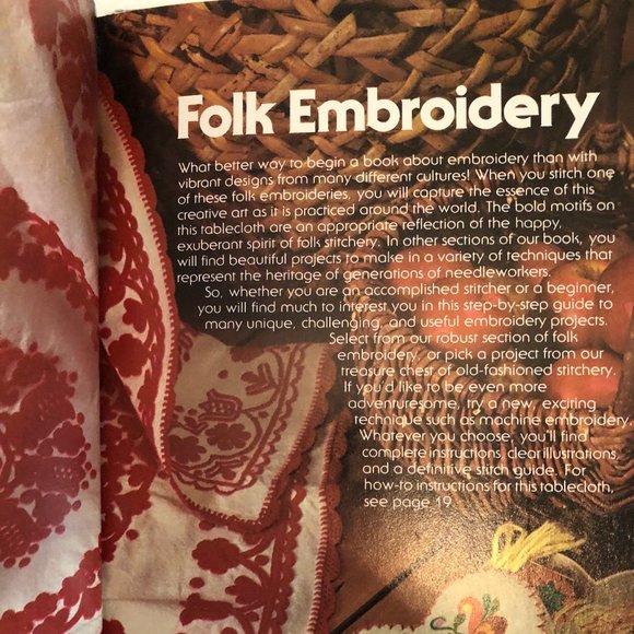 EMBROIDERY /CREWEL BOOK 1ST EDITION 1983 BETTER HOMES AND GARDENS AND PROJECTS - Picture 11 of 16